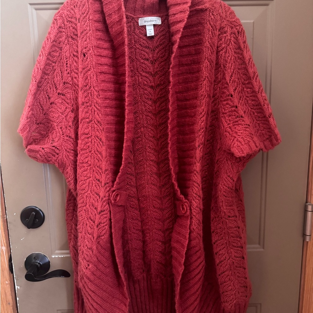 Dressbarn Open Front Cardigan